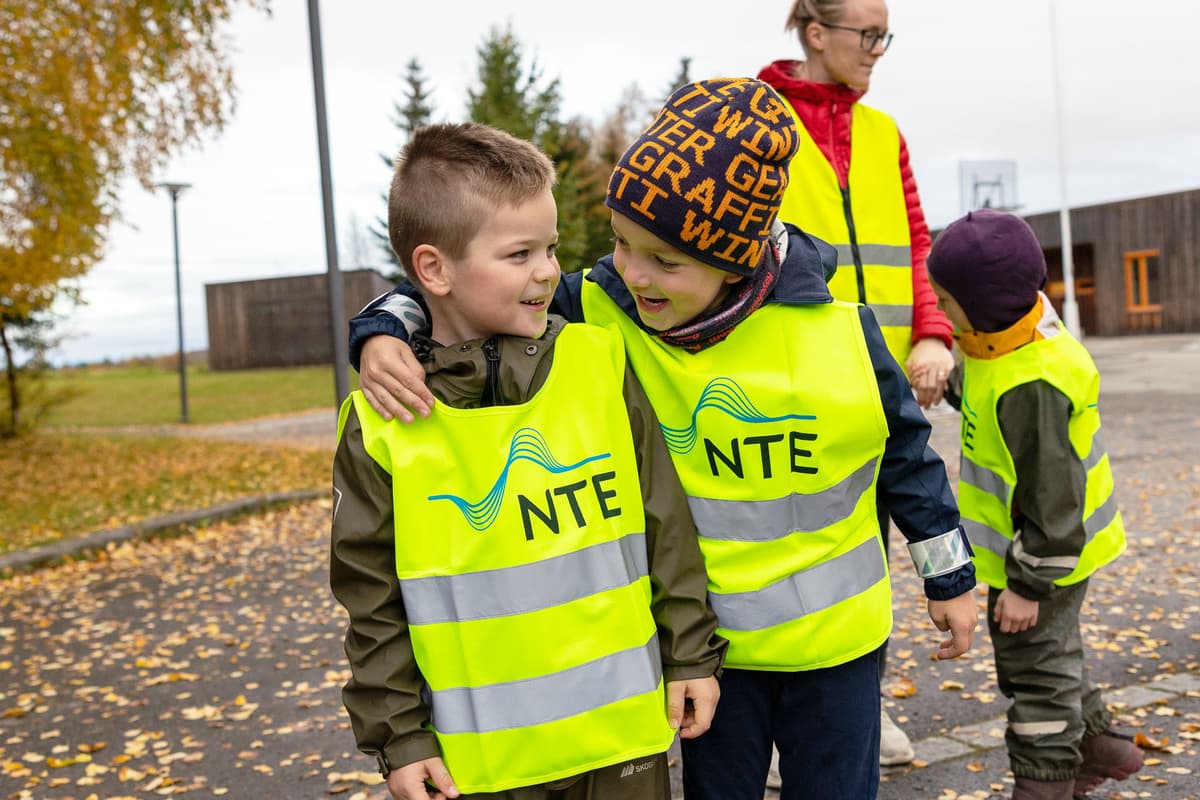 Refleksdagen 2022 Barn med NTE-refleksvest