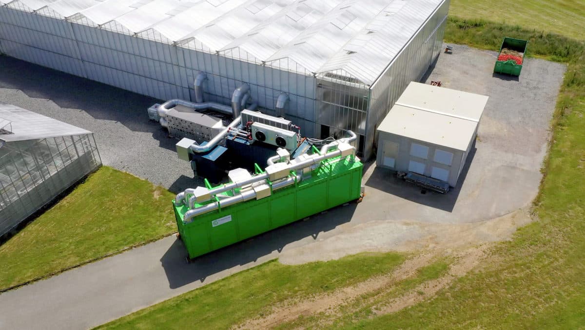 Greencap Veksthus med GreenCap-løsning