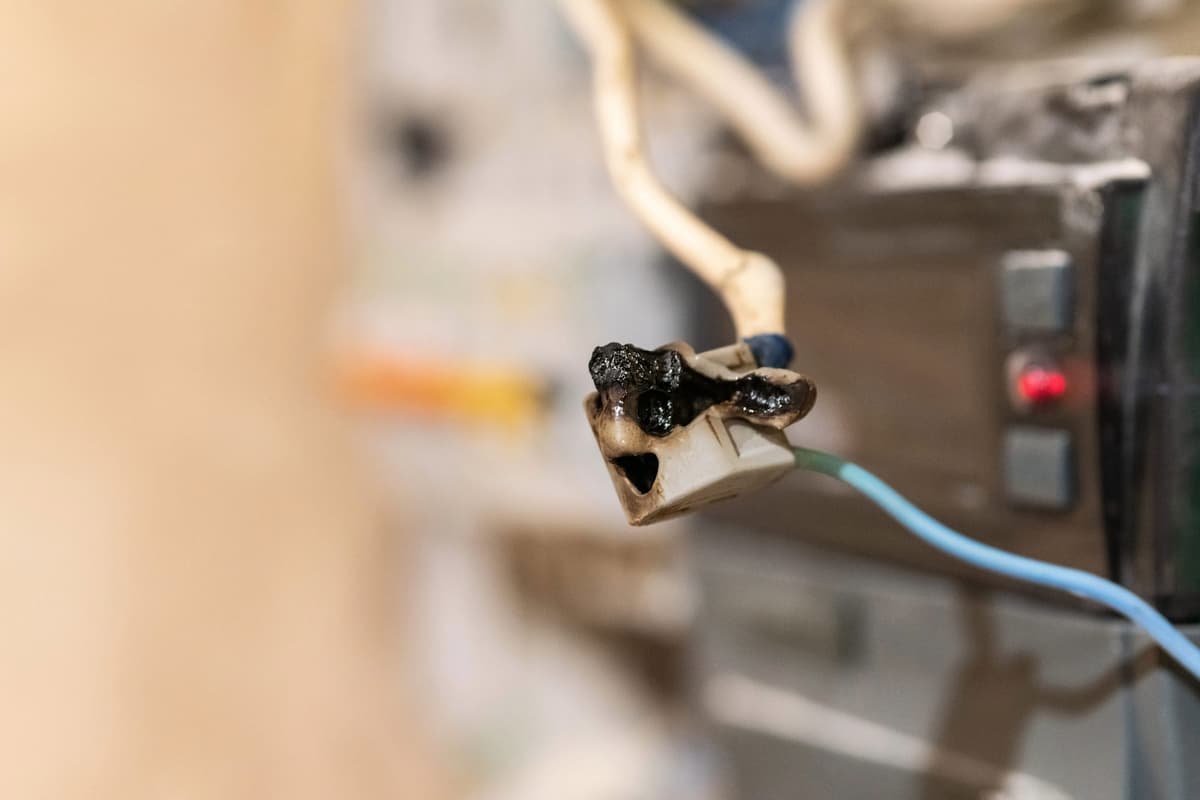 Brannfare ledninger Feilkoblede ledninger